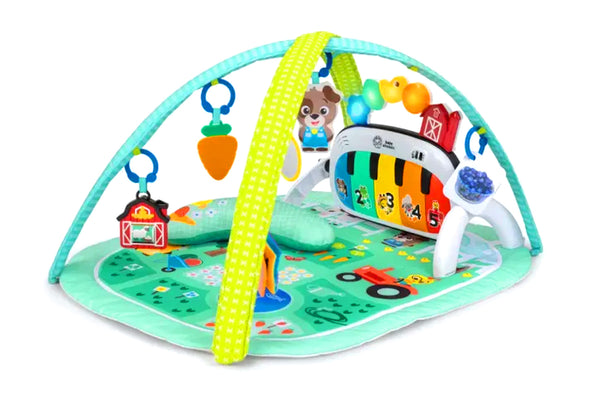Baby Einstein Farm Explorers 4-in-1 Kickin’ Tunes Musical Meadow Music & Language Discovery Gym